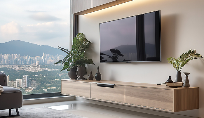 Rotational TV Panel Design for Multi-Angle Viewing