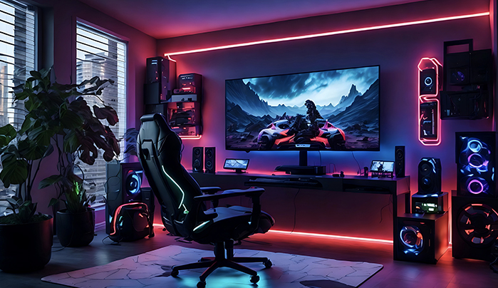 The Gamer's Den: TV Panel Design
